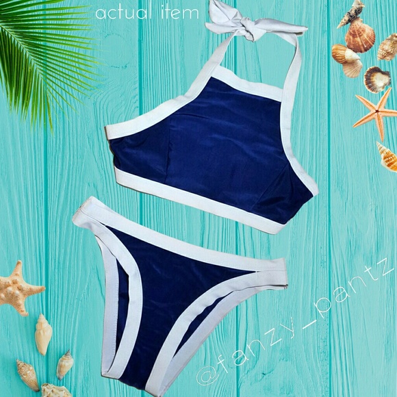 LAST ONE Halter bikini, 2 piece swimsuit - Picture 2 of 4